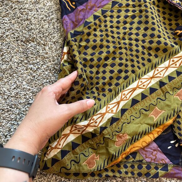 VTG COMPONIX Oversized Collar Jacket Size 8 Art to Wear 90s Whimsygoth Eclectic - Picture 5 of 10